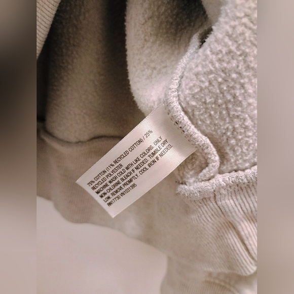 Wild Fable V-Neck Sweatshirt Light Gray - Picture 3 of 5